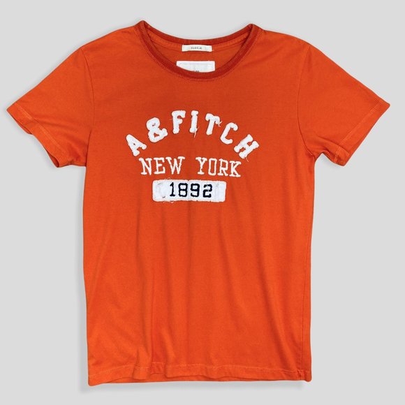 Abercrombie & Fitch Other - Abercrombie & Fitch Spellout Orange T-Shirt